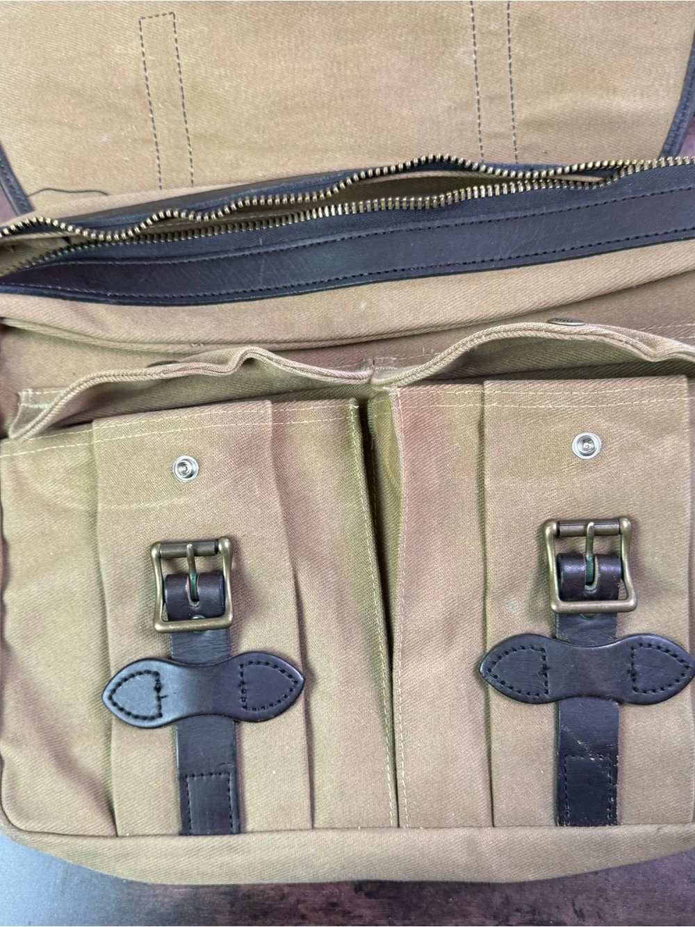 Vintage 90s Filson Small Carry On Bag 240 Tan USA